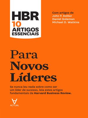 cover image of HBR 10 Artigos Essenciais--Para Novos Líderes